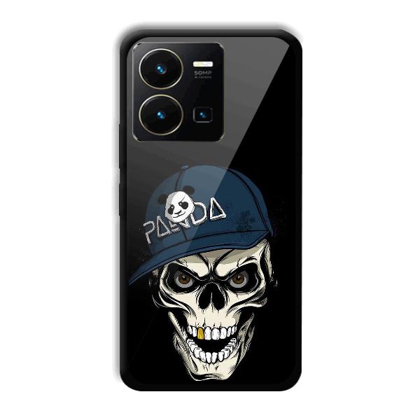 Panda & Skull Phone Customized Printed Back Cover for Vivo Y35