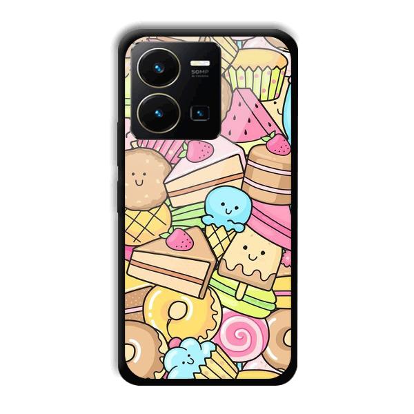 Love Desserts Phone Customized Printed Back Cover for Vivo Y35
