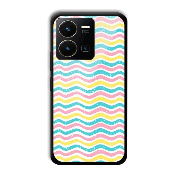 Wavy Designs Phone Customized Printed Back Cover for Vivo Y35
