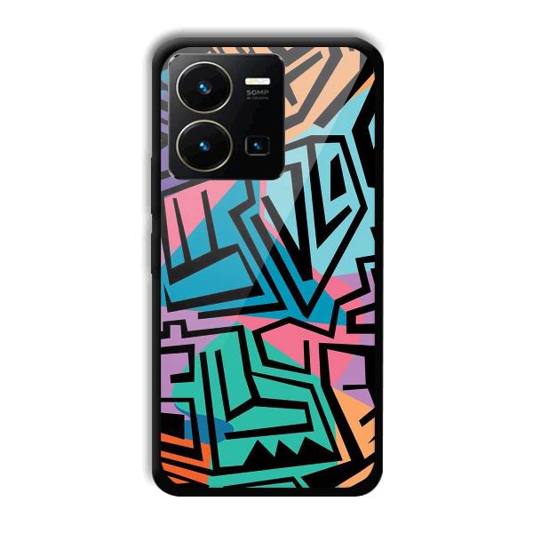 Patterns Phone Customized Printed Back Cover for Vivo Y35