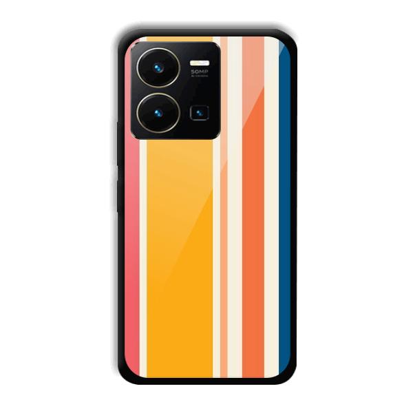 Colorful Pattern Phone Customized Printed Back Cover for Vivo Y35