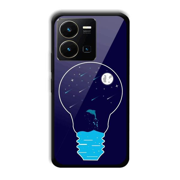 Night Bulb Phone Customized Printed Back Cover for Vivo Y35