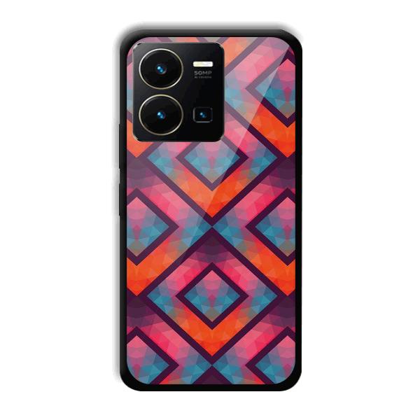 Colorful Boxes Phone Customized Printed Back Cover for Vivo Y35