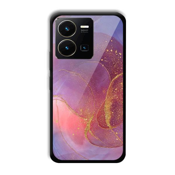 Sparkling Marble Phone Customized Printed Back Cover for Vivo Y35