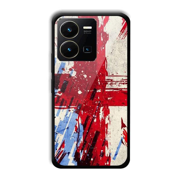 Red Cross Design Phone Customized Printed Back Cover for Vivo Y35