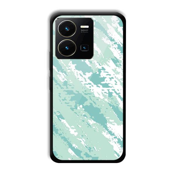 Sky Blue Design Phone Customized Printed Back Cover for Vivo Y35