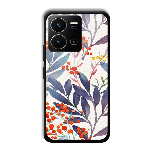 Cherries Phone Customized Printed Back Cover for Vivo Y35