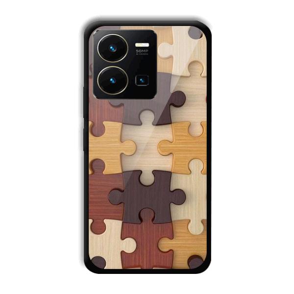 Puzzle Phone Customized Printed Back Cover for Vivo Y35