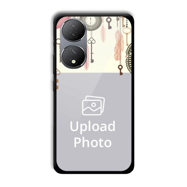 Clocks & Keys Customized Printed Back Cover for Vivo Y100A 5G
