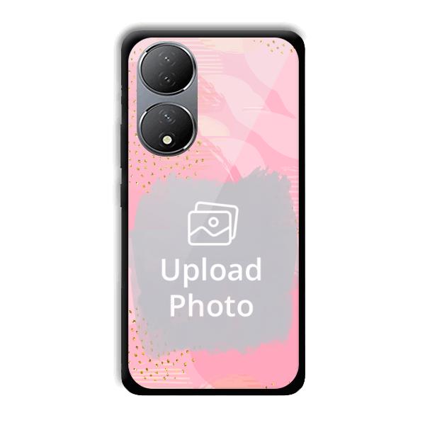 Sparkly Pink Customized Printed Back Cover for Vivo Y100A 5G