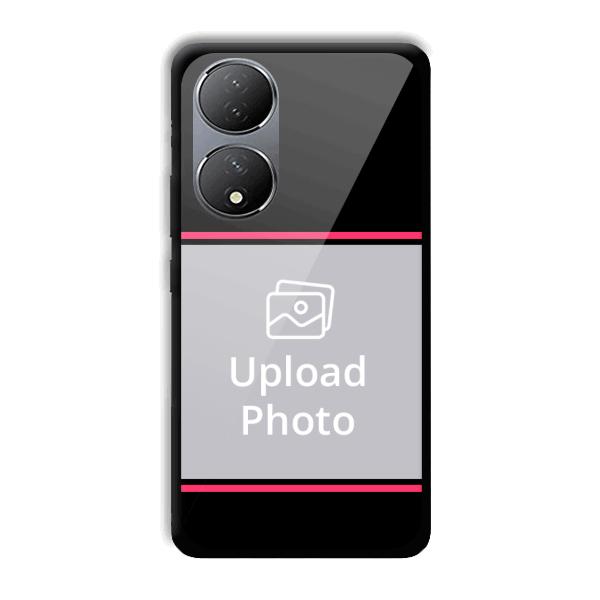 Pink Lines Customized Printed Back Cover for Vivo Y100A 5G