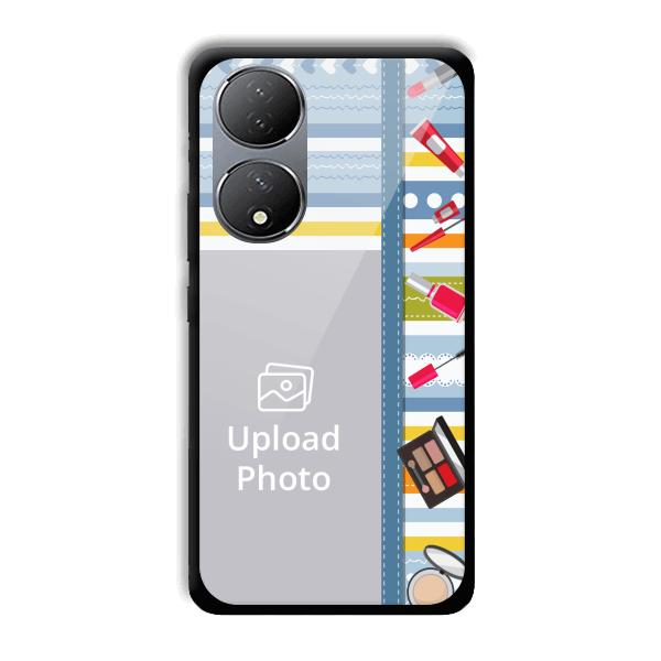 Makeup Theme Customized Printed Back Cover for Vivo Y100A 5G