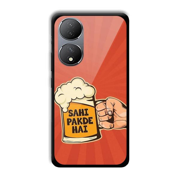 Sahi Pakde Hai Phone Customized Printed Back Cover for Vivo Y100A 5G