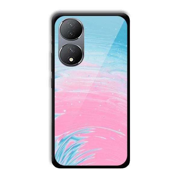 Pink Water Phone Customized Printed Back Cover for Vivo Y100A 5G