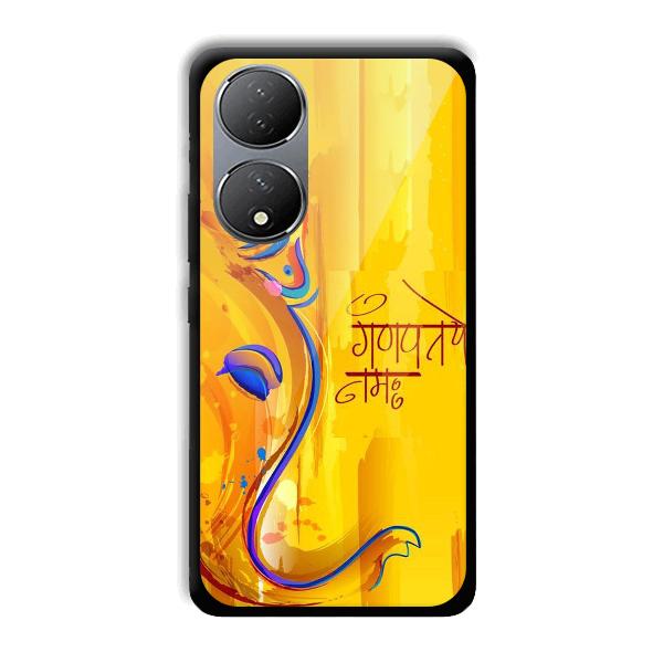 Ganpathi Prayer Phone Customized Printed Back Cover for Vivo Y100A 5G
