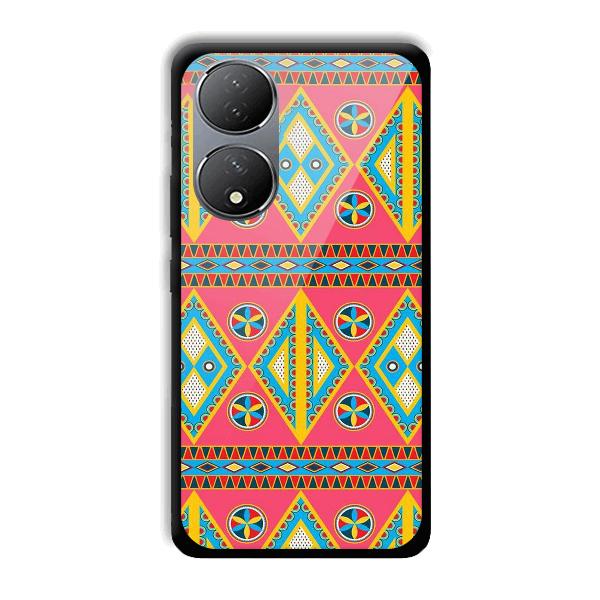 Colorful Rhombus Phone Customized Printed Back Cover for Vivo Y100A 5G