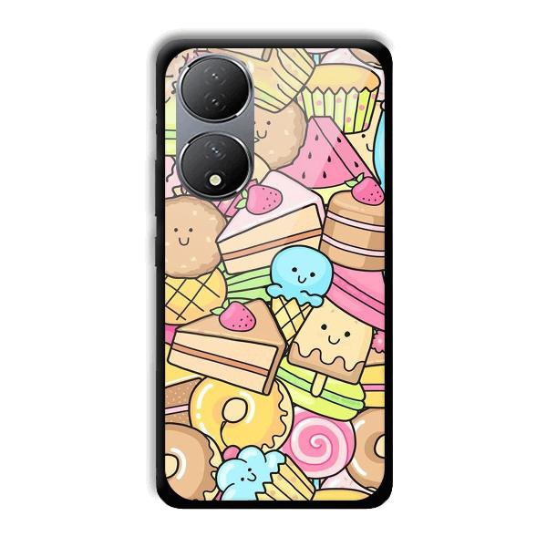 Love Desserts Phone Customized Printed Back Cover for Vivo Y100A 5G