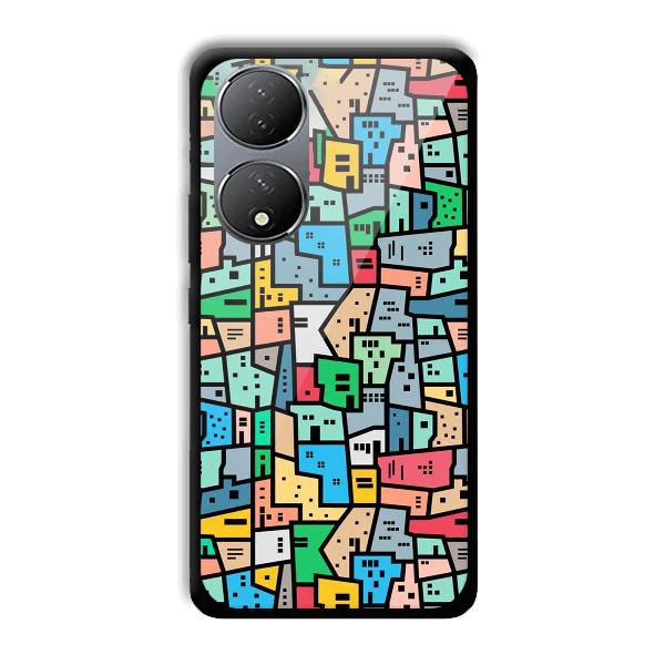 Small Homes Phone Customized Printed Back Cover for Vivo Y100A 5G
