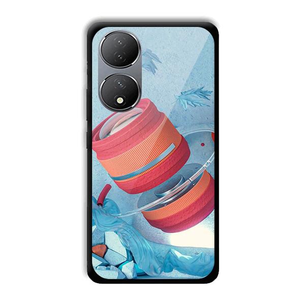 Blue Design Phone Customized Printed Back Cover for Vivo Y100A 5G