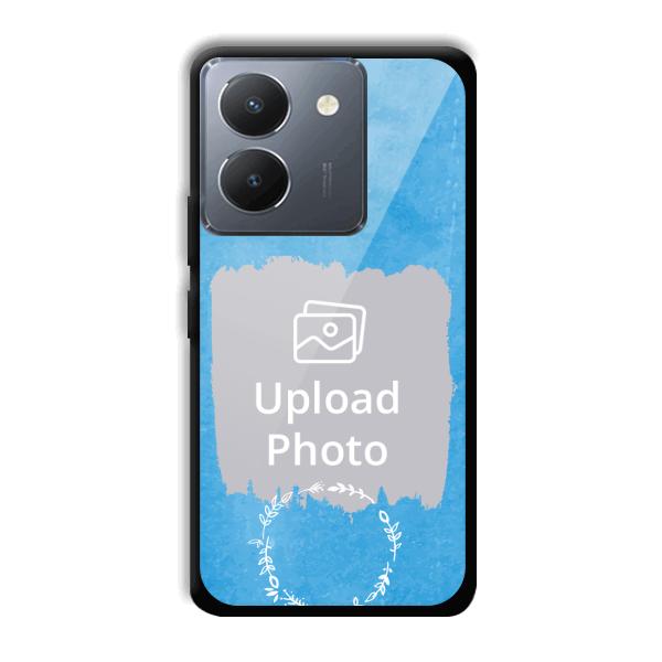 Blue Design Customized Printed Back Cover for Vivo Y36