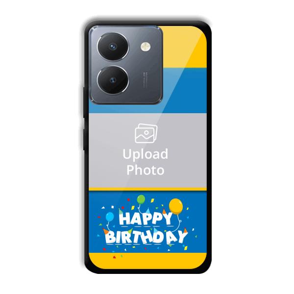 Happy Birthday Customized Printed Back Cover for Vivo Y36