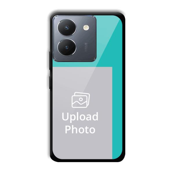 Blue Customized Printed Back Cover for Vivo Y36