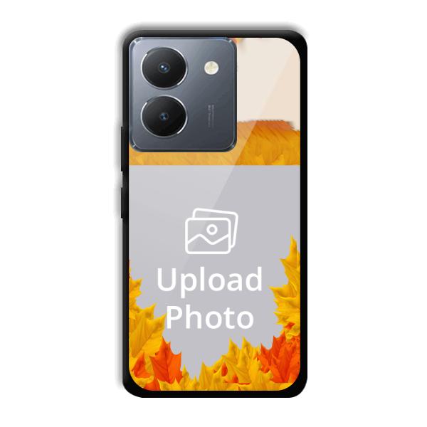 Maple Leaves Customized Printed Back Cover for Vivo Y36