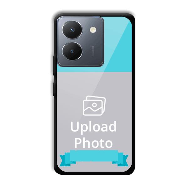 Blue Customized Printed Back Cover for Vivo Y36