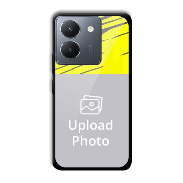 Yellow Lines Customized Printed Back Cover for Vivo Y36