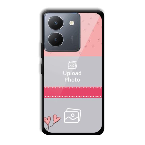 Pinkish Design Customized Printed Back Cover for Vivo Y36