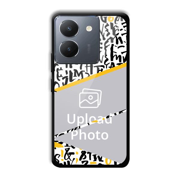 Letters Customized Printed Back Cover for Vivo Y36