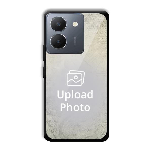 Grey Retro Customized Printed Back Cover for Vivo Y36