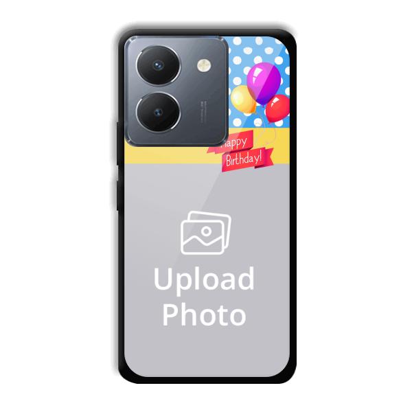 Happy Birthday Customized Printed Back Cover for Vivo Y36