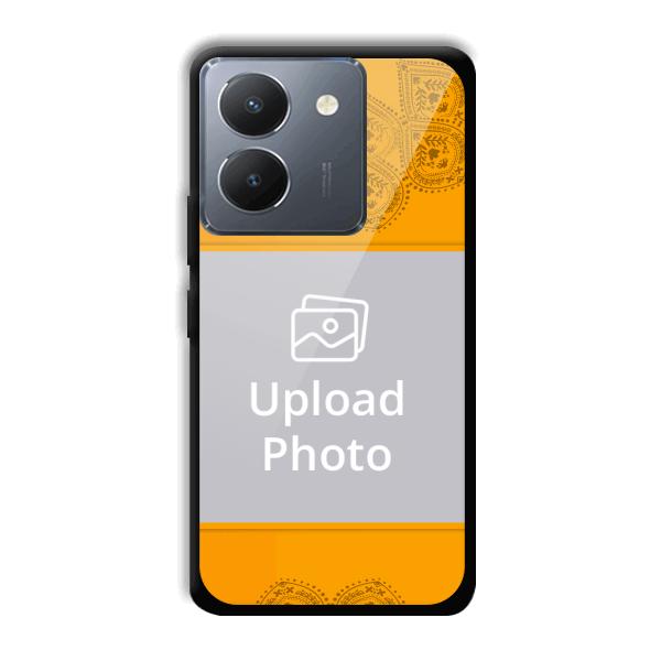 Mehendi Design Customized Printed Back Cover for Vivo Y36