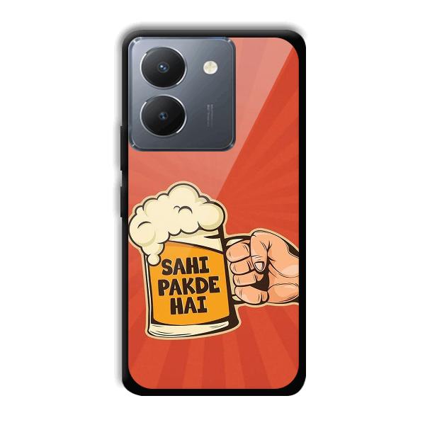 Sahi Pakde Hai Phone Customized Printed Back Cover for Vivo Y36