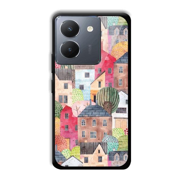 Colorful Homes Phone Customized Printed Back Cover for Vivo Y36