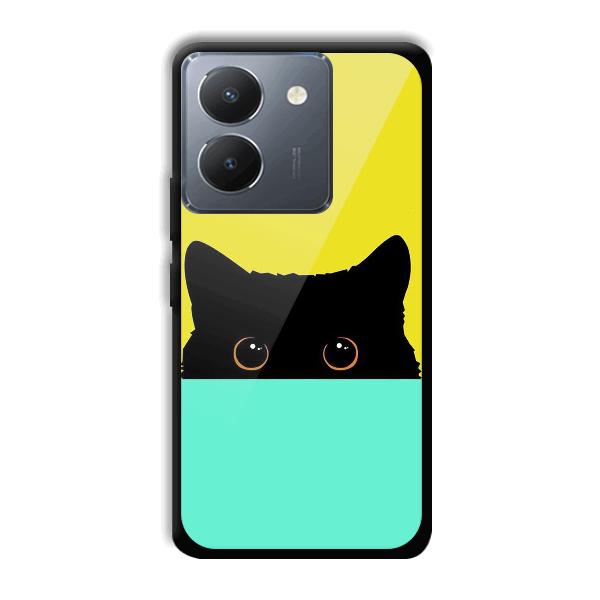Black Cat Phone Customized Printed Back Cover for Vivo Y36