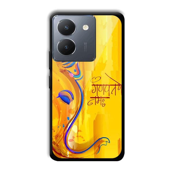 Ganpathi Prayer Phone Customized Printed Back Cover for Vivo Y36