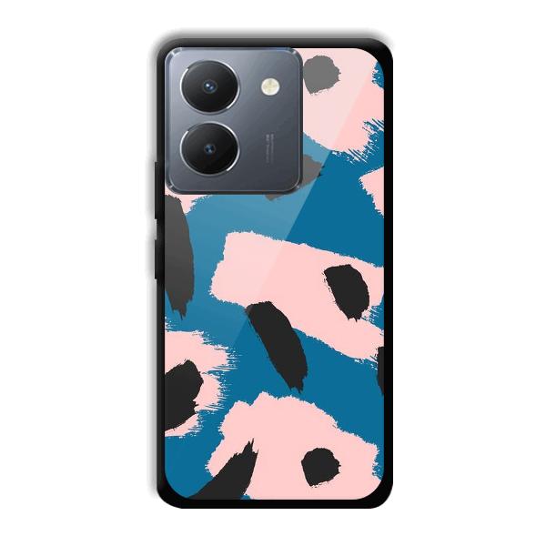 Black Dots Pattern Phone Customized Printed Back Cover for Vivo Y36