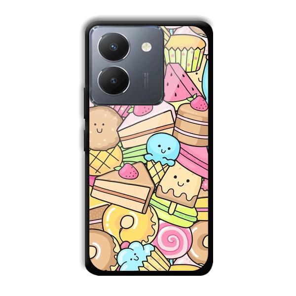 Love Desserts Phone Customized Printed Back Cover for Vivo Y36