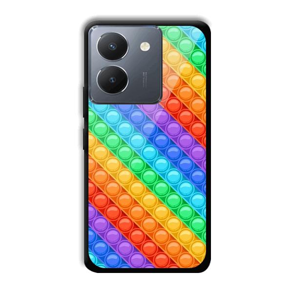 Colorful Circles Phone Customized Printed Back Cover for Vivo Y36