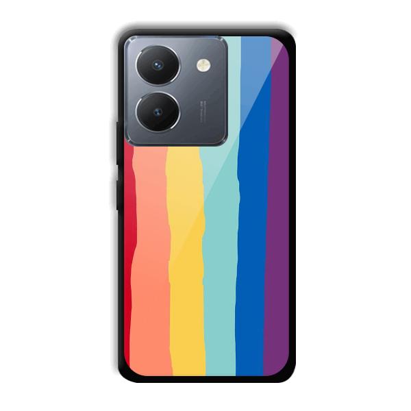 Vertical Paint Phone Customized Printed Back Cover for Vivo Y36