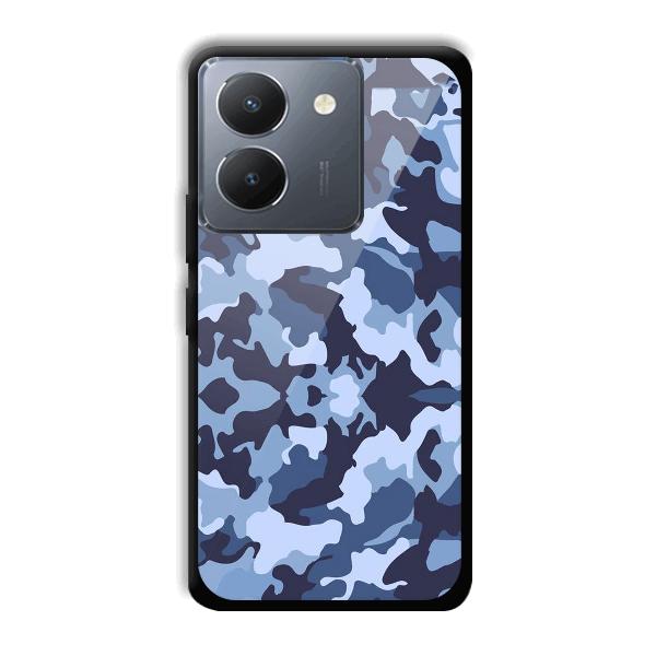Blue Patterns Phone Customized Printed Back Cover for Vivo Y36