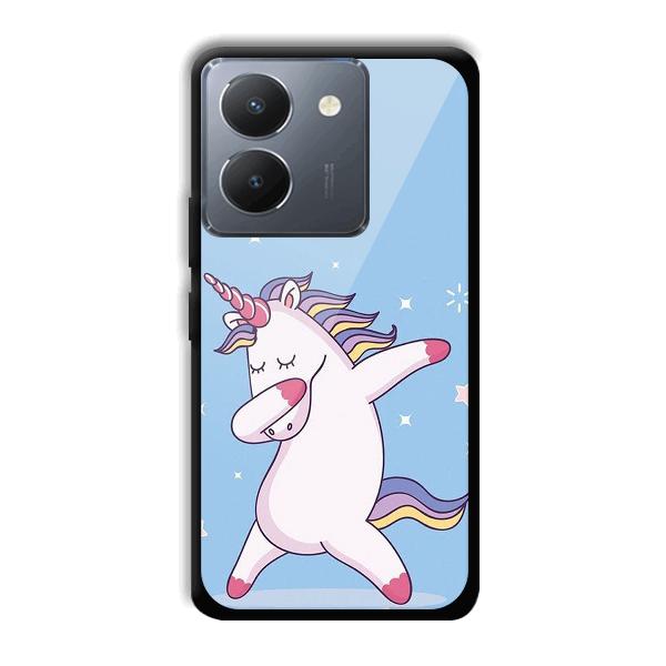 Unicorn Dab Phone Customized Printed Back Cover for Vivo Y36