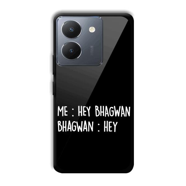 Hey Bhagwan Phone Customized Printed Back Cover for Vivo Y36