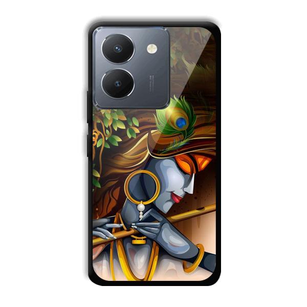 Krishna & Flute Phone Customized Printed Back Cover for Vivo Y36