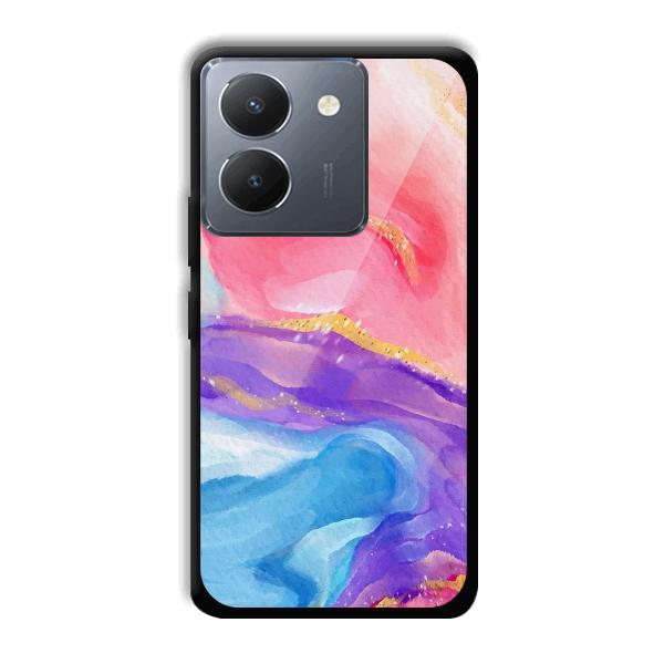 Water Colors Phone Customized Printed Back Cover for Vivo Y36
