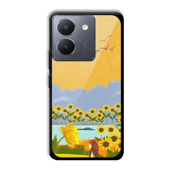 Girl in the Scenery Phone Customized Printed Back Cover for Vivo Y36