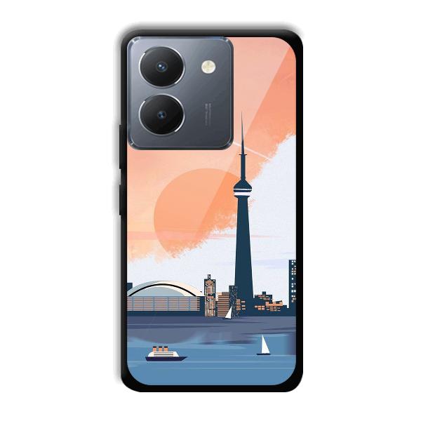 City Design Phone Customized Printed Back Cover for Vivo Y36