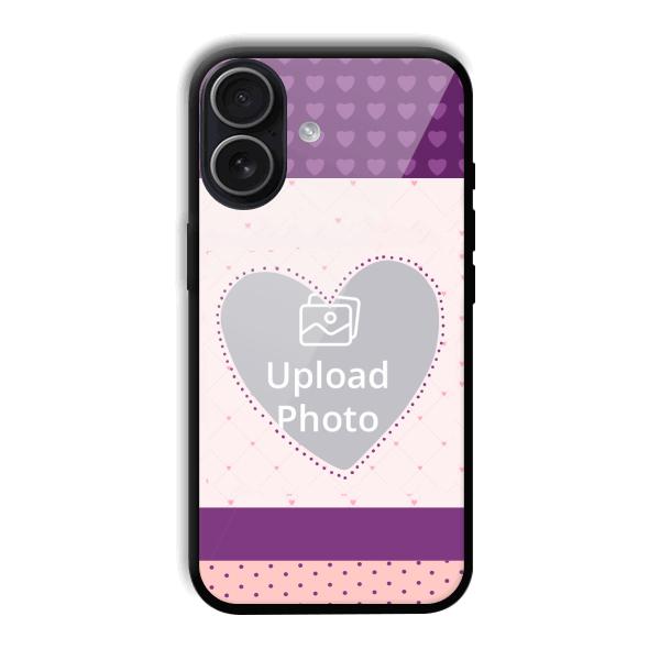 Purple Hearts Customized Printed Back Cover for iPhone 17
